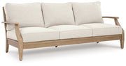 Carter Hall - Sofa With Cushion - Beige - R&R Furniture Gallery (Fountain Valley, CA)