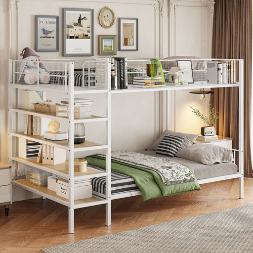 Bunk Bed With 5 Tier Shelves - R&R Furniture Gallery (Fountain Valley, CA)