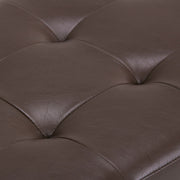 Cosmopolitan - Storage Ottoman - Chocolate Brown - R&R Furniture Gallery (Fountain Valley, CA)