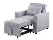 Zoey - Convertible Sleeper Chair With Side Pocket - R&R Furniture Gallery (Fountain Valley, CA)