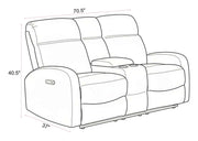 Tuscany - Power Reclining Sofa Set - R&R Furniture Gallery (Fountain Valley, CA)