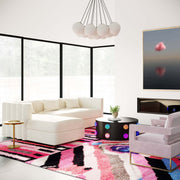 Callie - Velvet Sectional - LAF - R&R Furniture Gallery (Fountain Valley, CA)
