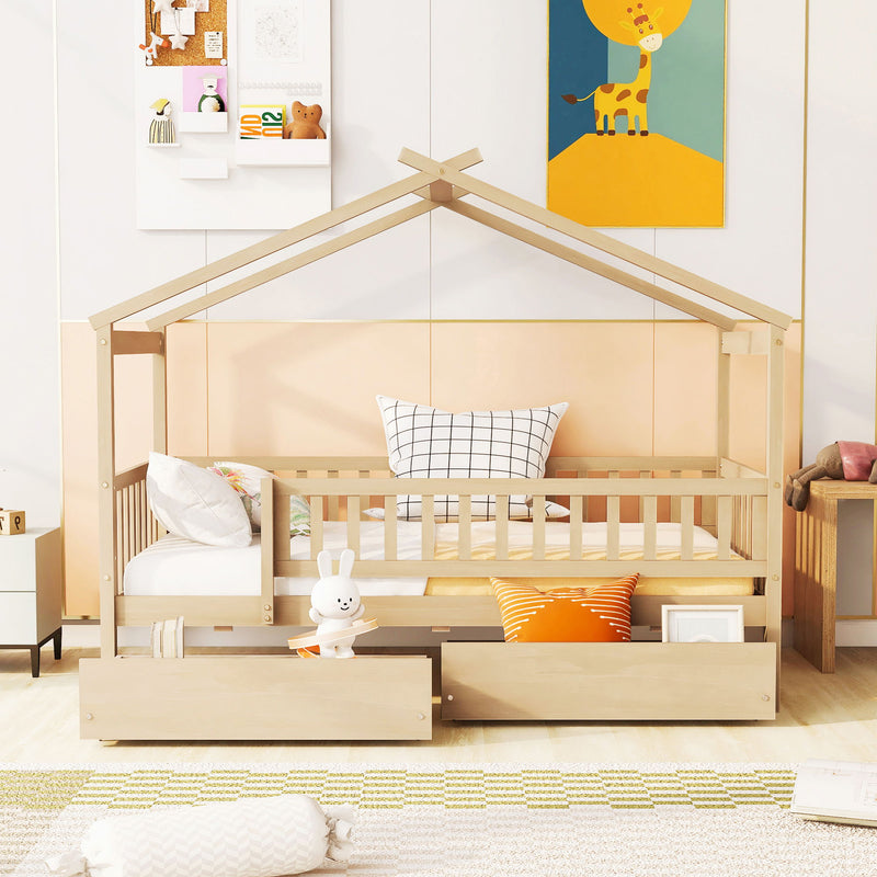 House Bed With 2 Drawers - R&R Furniture Gallery (Fountain Valley, CA)