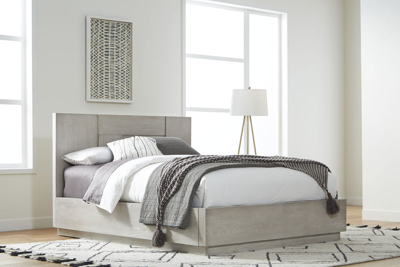 Destination Full-Size Panel Bed in Cotton Grey