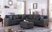Cooper - Sectional Sofa With Ottomans And Cupholder - R&R Furniture Gallery (Fountain Valley, CA)