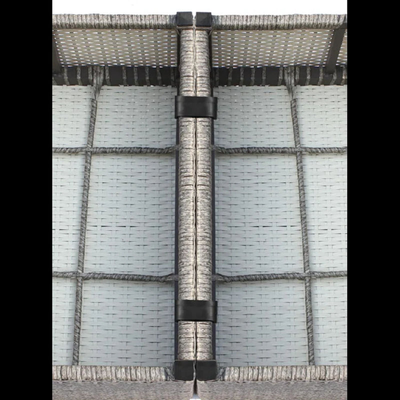 Wicker Sectional Sofa With Cushions And Table - R&R Furniture Gallery (Fountain Valley, CA)