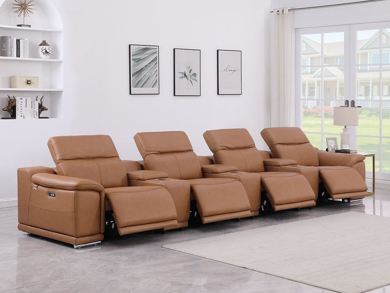 9762 - 7-Piece Modular Power Reclining Sofa With 4 Power Recliners
