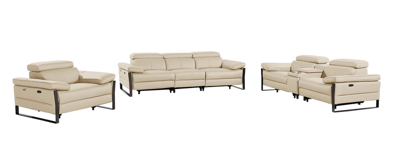 1246 - Modular Power Dual Reclining Sofa, Console Loveseat, And Chair Set With Power Headrests