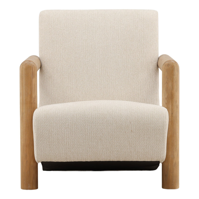 Gabriette - Occasional Chair - Cream And Light Natural