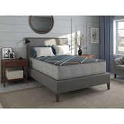 Restonic Tempagel 13-inch Lux Firm Hybrid Mattress with cooling gel and supportive design, shown with plush top layer.