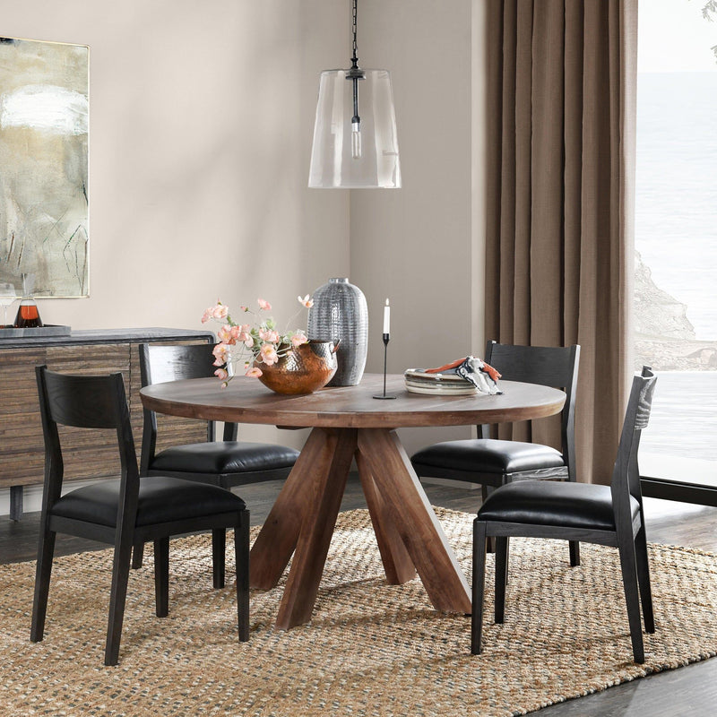 Rodrigo - Round Dining Table - Hickory Brown - R&R Furniture Gallery (Fountain Valley, CA)