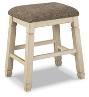 Bolanburg - Upholstered Stool (Set of 2) - Beige - R&R Furniture Gallery (Fountain Valley, CA)