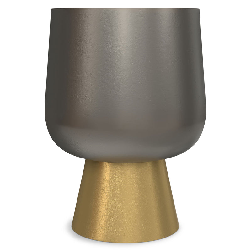 Anthony - Cast Aluminum Side Table - Bronze - R&R Furniture Gallery (Fountain Valley, CA)