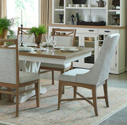 Americana Modern Dining - Host Dining Chair (Set of 2) - Cotton - R&R Furniture Gallery (Fountain Valley, CA)
