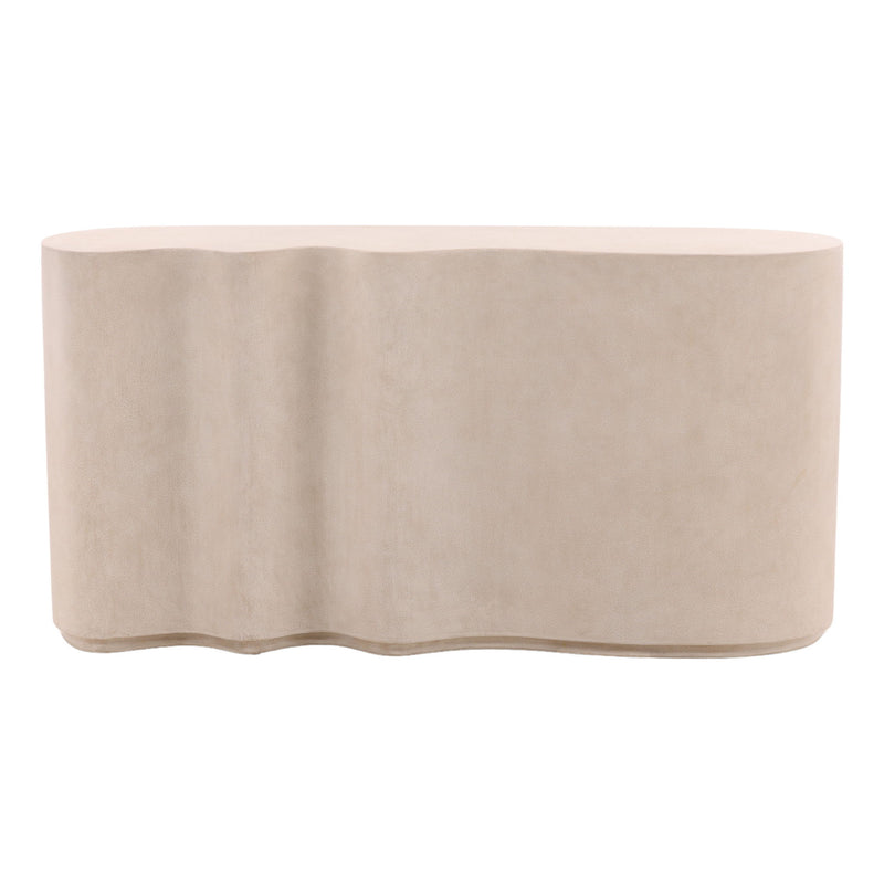 Xyra - Outdoor Console Table - Light Gray