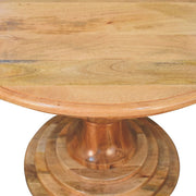 Round Turned Dining Table - Oak - R&R Furniture Gallery (Fountain Valley, CA)