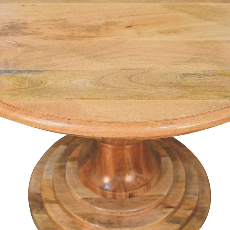 Round Turned Dining Table - Oak - R&R Furniture Gallery (Fountain Valley, CA)