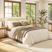 Haley - Upholstered Cane Back Platform Bed - R&R Furniture Gallery (Fountain Valley, CA)