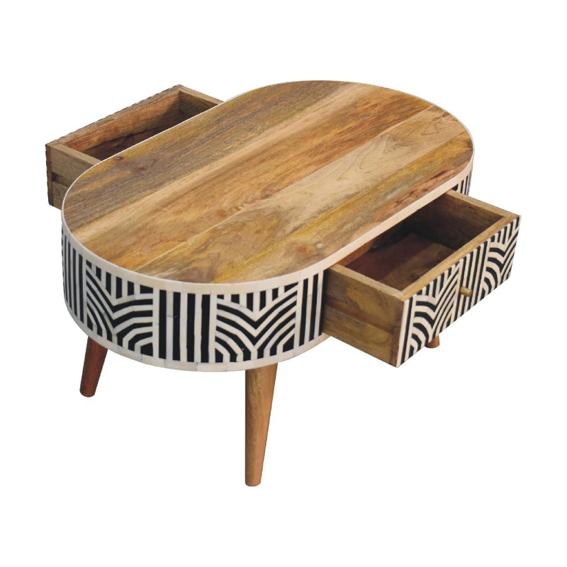 Inlay - Edessa Bone Table - R&R Furniture Gallery (Fountain Valley, CA)