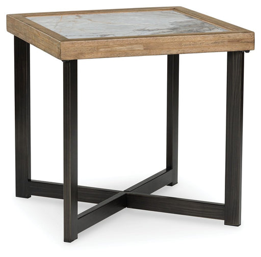 Montia - Square End Table - Multi - R&R Furniture Gallery (Fountain Valley, CA)