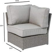 Shick - Corner Wedge Patio Chair With Cushions - R&R Furniture Gallery (Fountain Valley, CA)