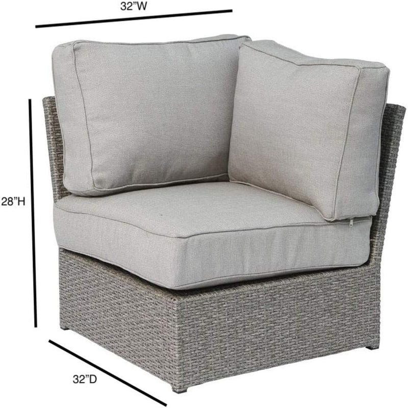 Shick - Corner Wedge Patio Chair With Cushions - R&R Furniture Gallery (Fountain Valley, CA)