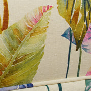 Paradise - Upholstered Arm Chair Floral Printed On Cotton - Off-White - R&R Furniture Gallery (Fountain Valley, CA)