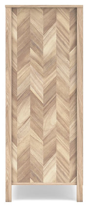 Battelle - Five Drawer Chest - Tan - R&R Furniture Gallery (Fountain Valley, CA)