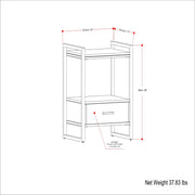Riverside - Bedside Table - Natural - R&R Furniture Gallery (Fountain Valley, CA)