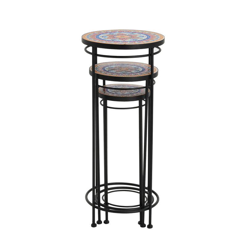 Wesley - Plant Stand - Black / Red - R&R Furniture Gallery (Fountain Valley, CA)