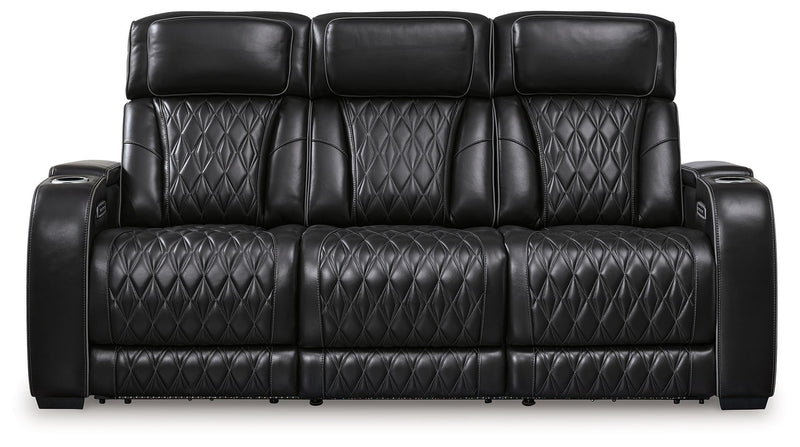 Boyington - Power Reclining Sofa With Adj Headrest - R&R Furniture Gallery (Fountain Valley, CA)