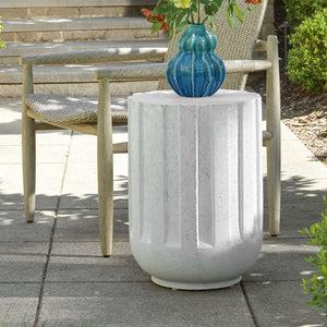 Jane - Outdoor Accent Table - White