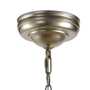 Boreas - 7 Light Chandelier - Silver / White