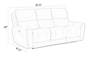 Hancock - Zero Gravity Power Reclining Sofa Set - R&R Furniture Gallery (Fountain Valley, CA)