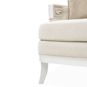 La Marisia - Chenille Sofa - Tranquil / Creamy Pearl - R&R Furniture Gallery (Fountain Valley, CA)