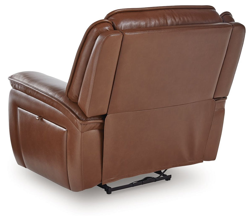 Healy Pier - Power Recliner / Adj Headrest - Chocolate - R&R Furniture Gallery (Fountain Valley, CA)