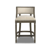 Paris - Farmhouse Counter Height Bar Stool With Backrest - R&R Furniture Gallery (Fountain Valley, CA)