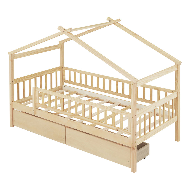 House Bed With 2 Drawers - R&R Furniture Gallery (Fountain Valley, CA)