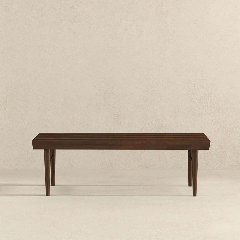 Mia - Bench - Dark Brown - R&R Furniture Gallery (Fountain Valley, CA)