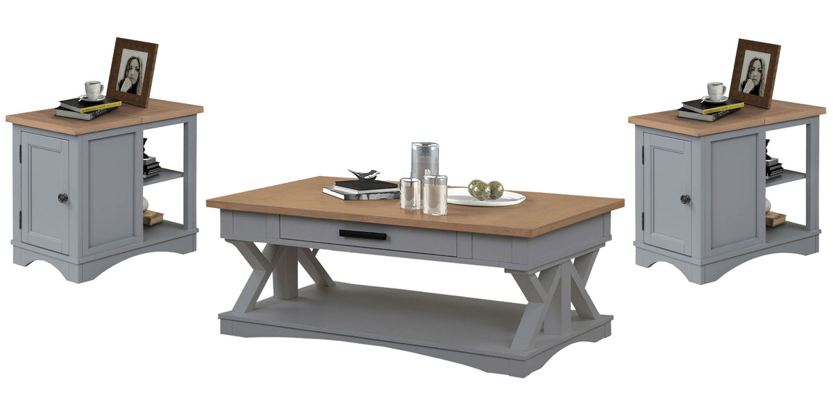 Americana Modern - Cocktail Table Set - R&R Furniture Gallery (Fountain Valley, CA)