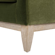 Pasadena - Wide Modern Farmhouse Accent Arm Chair - Olive Green - R&R Furniture Gallery (Fountain Valley, CA)