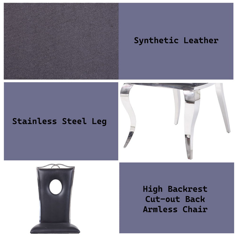 Cyrene - Glam - Side Chair - R&R Furniture Gallery (Fountain Valley, CA)
