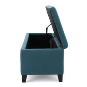 Contemporary Storage Ottoman Bench With Upholstery - R&R Furniture Gallery (Fountain Valley, CA)