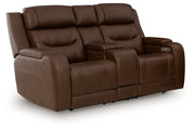 Knightington - Power Reclining Loveseat With Audio Seating - R&R Furniture Gallery (Fountain Valley, CA)