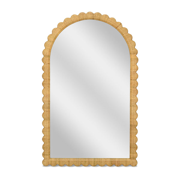 Bama - Rattan Arched Wall Mirror - Natural