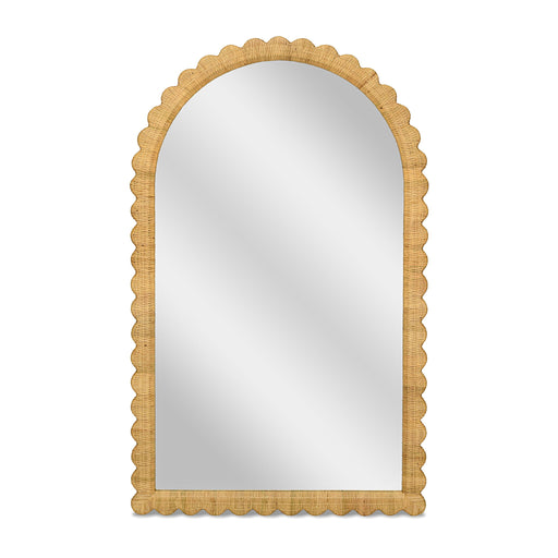 Bama - Rattan Arched Wall Mirror - Natural - R&R Furniture Gallery (Fountain Valley, CA)