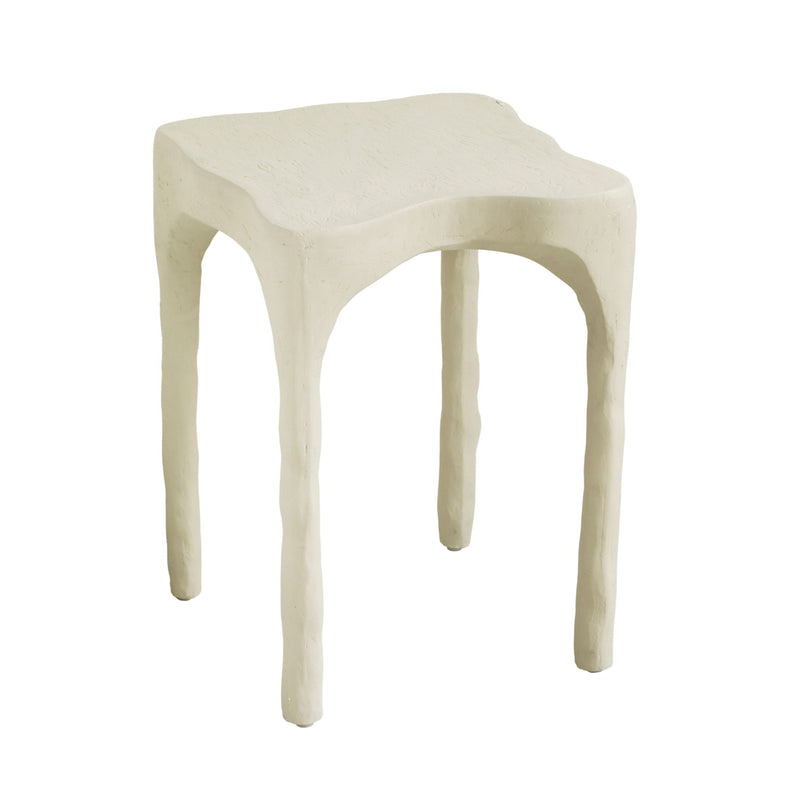 Skully - Textured Side Table - Cream - R&R Furniture Gallery (Fountain Valley, CA)