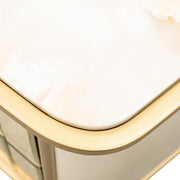 Scotts Square - Nightstand - Light Champagne - R&R Furniture Gallery (Fountain Valley, CA)