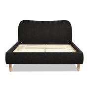 Roman - Curved Headboard Upholstered Platform Bed - R&R Furniture Gallery (Fountain Valley, CA)