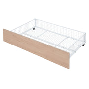 Triple Bunk Bed With Drawers, Multi-Functional Frame With Desks And Shelves In The Middle - R&R Furniture Gallery (Fountain Valley, CA)